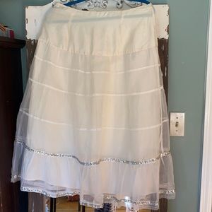 Joshi Silk Skirt with Sequins